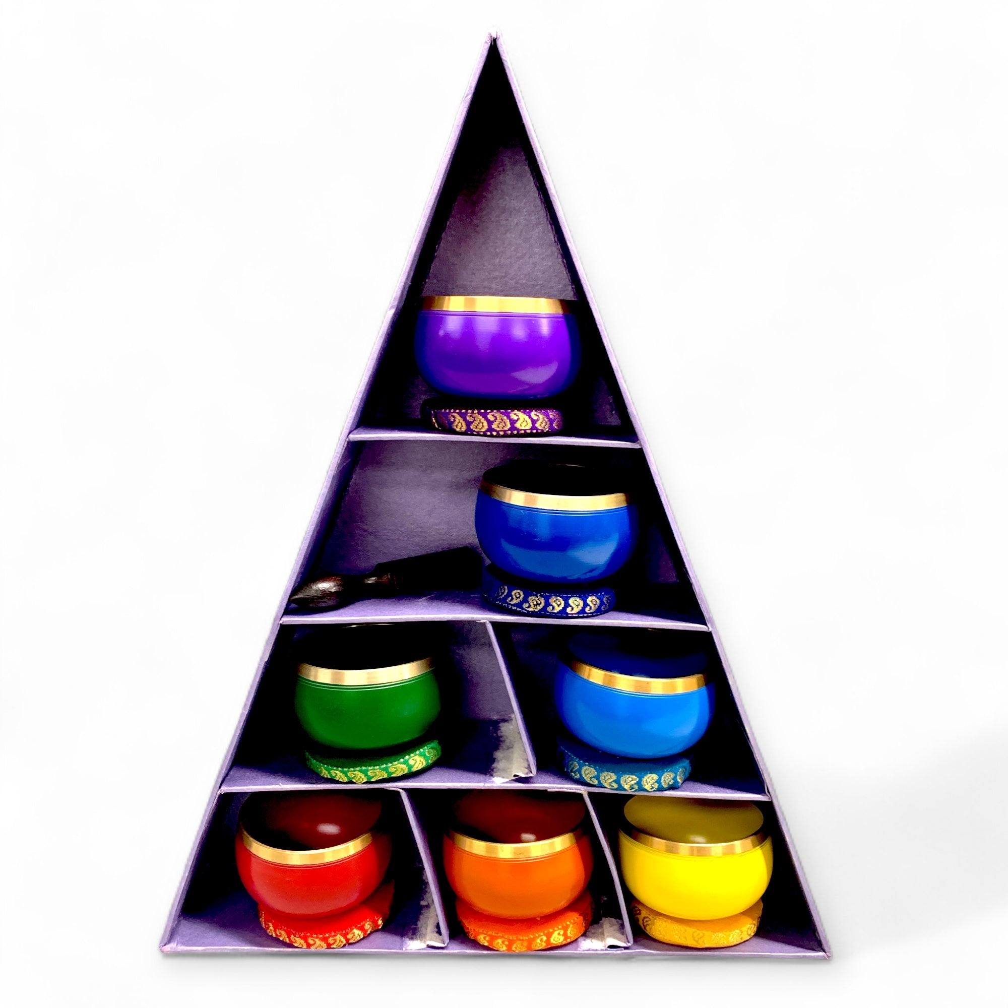 Singing Bowl Set - Tibetan 3" Chakra Set